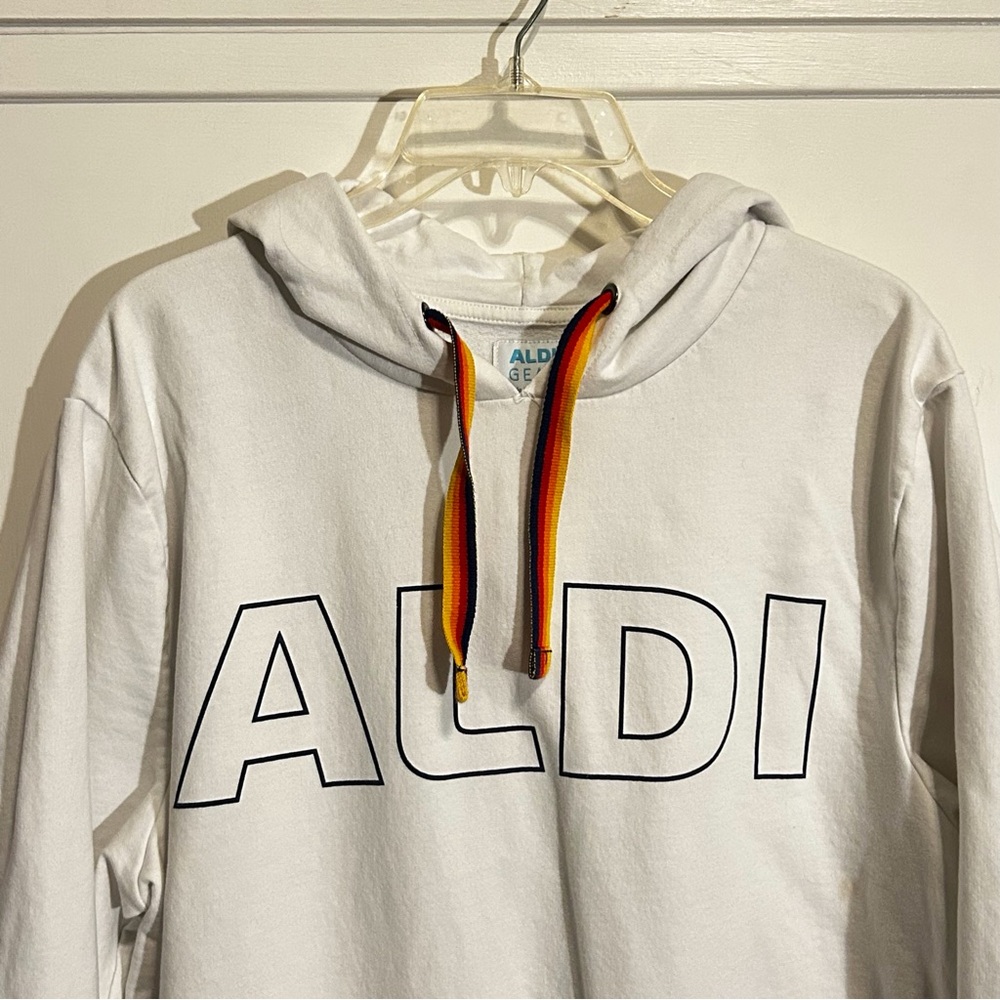 ALDI Gear Capsule Collection Unisex Sunrise Pullover Hoodie Large Sweatshirt